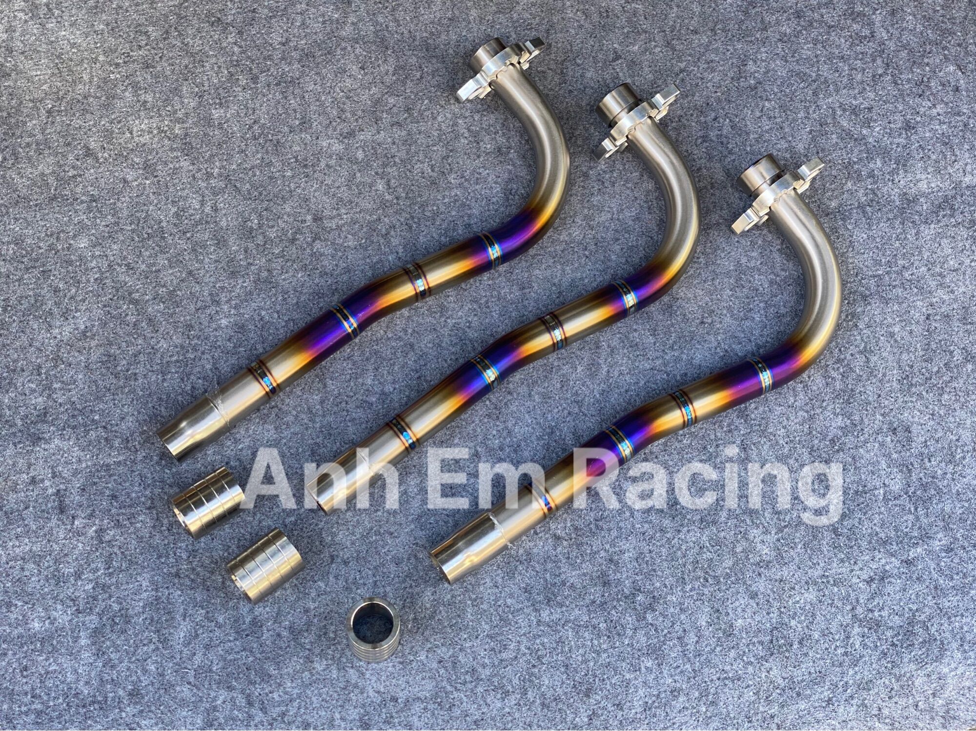 Cổ pô titan 100% from thái gắn wave dream tặng khâu nối pát nhôm