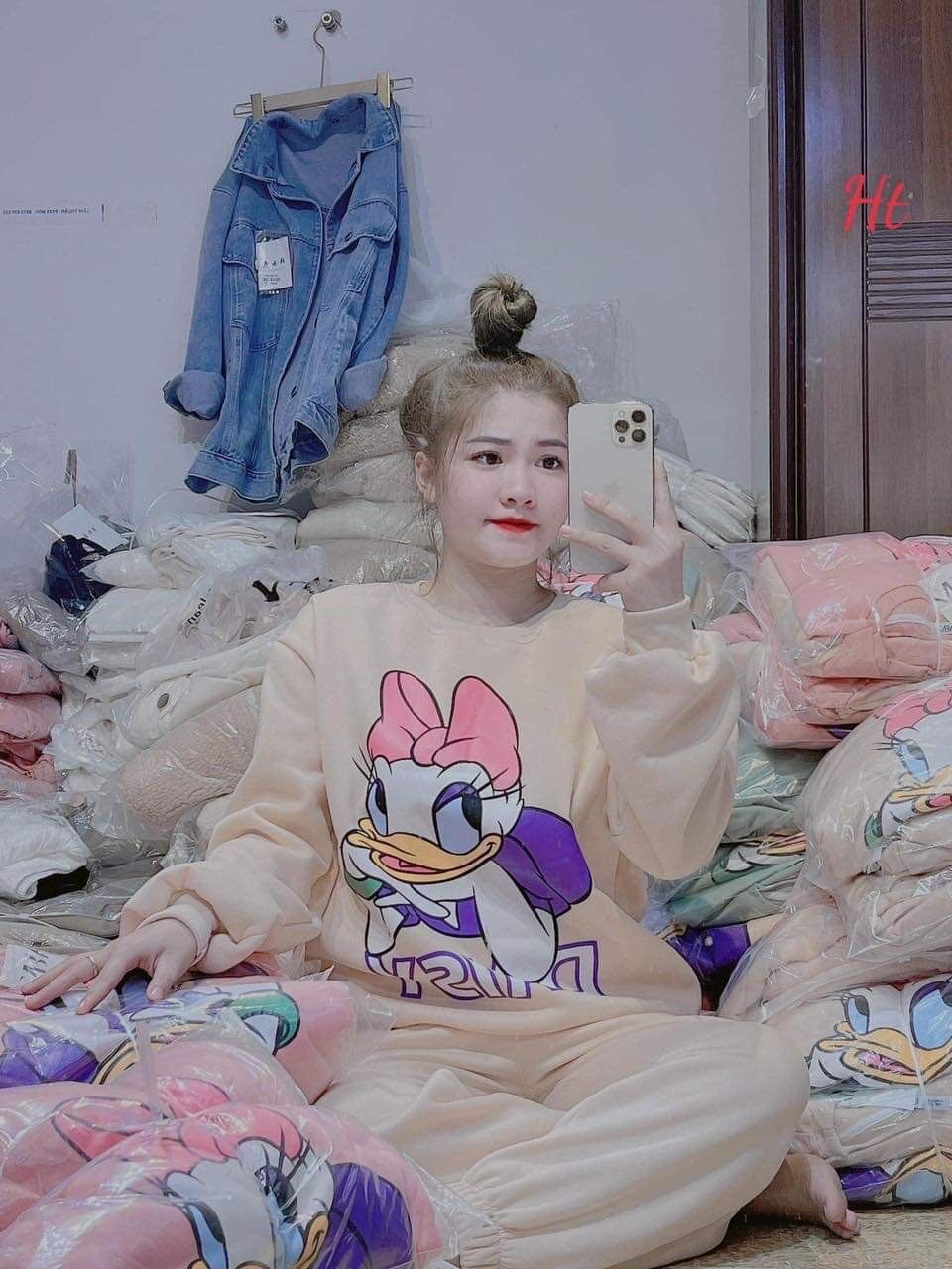 Sét bộ vịt daisy sẵn hàng 3 màu TV93