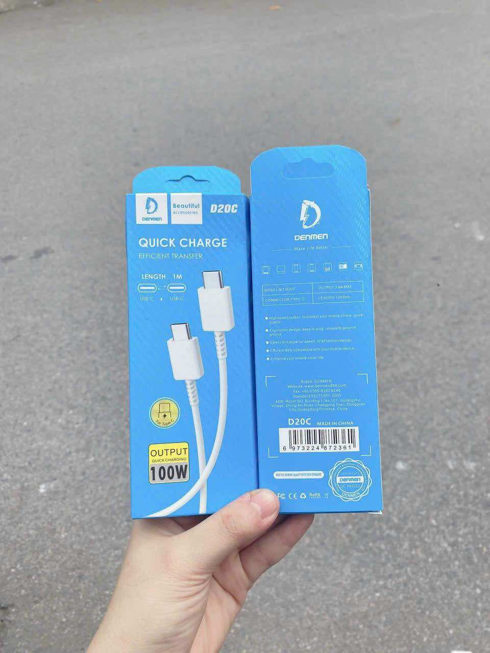 Dây sạc 2 đầu type-c