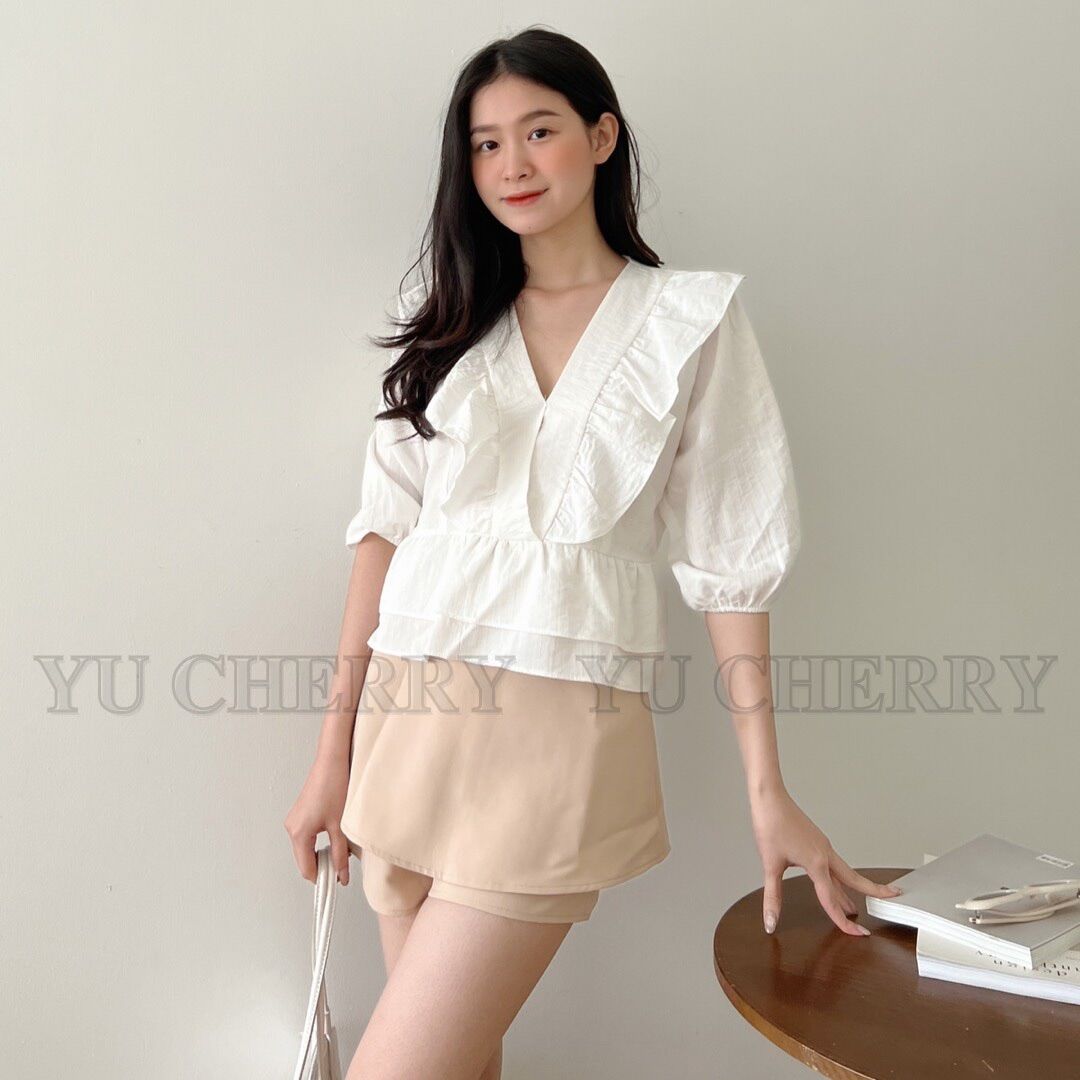 Yu cherry | quần nữ layer skort yq018