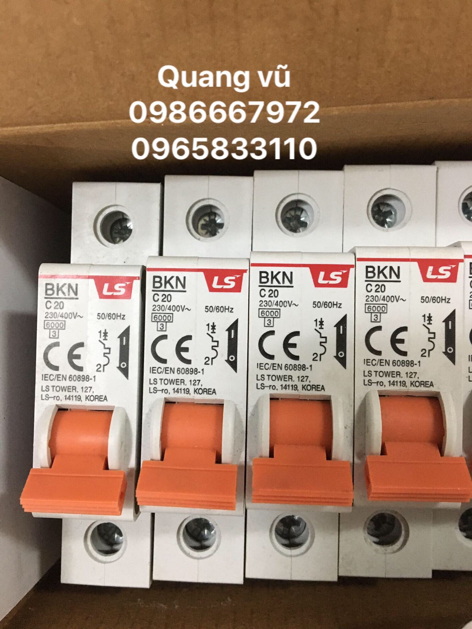 Aptomat chống quá tải ls gài đơn 20a