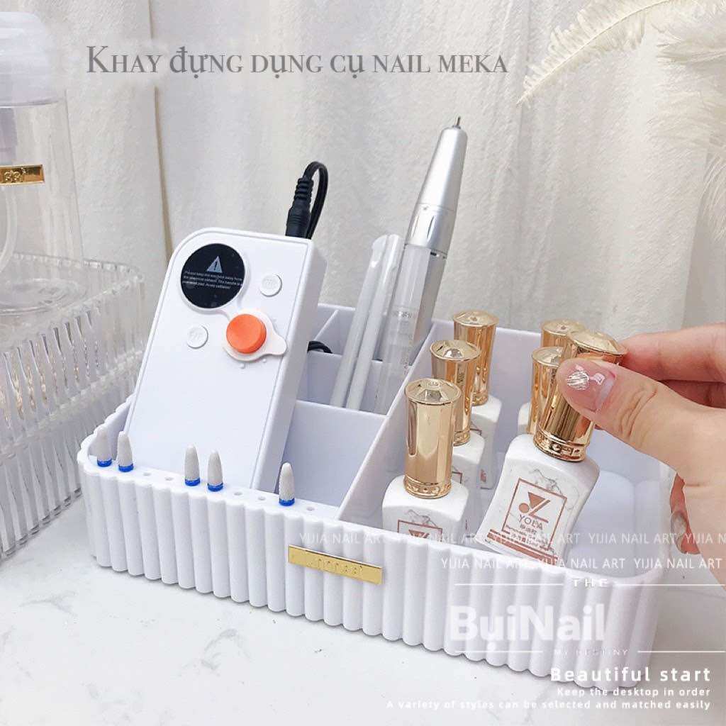 Khay đựng dụng cụ nail meka