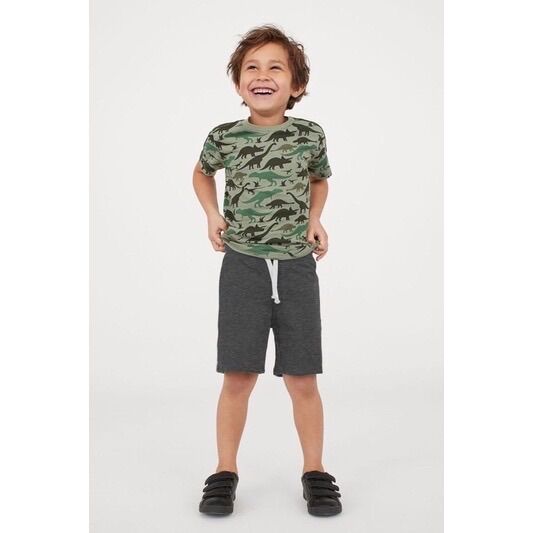 Quần thun đùi cotton HM bé trai