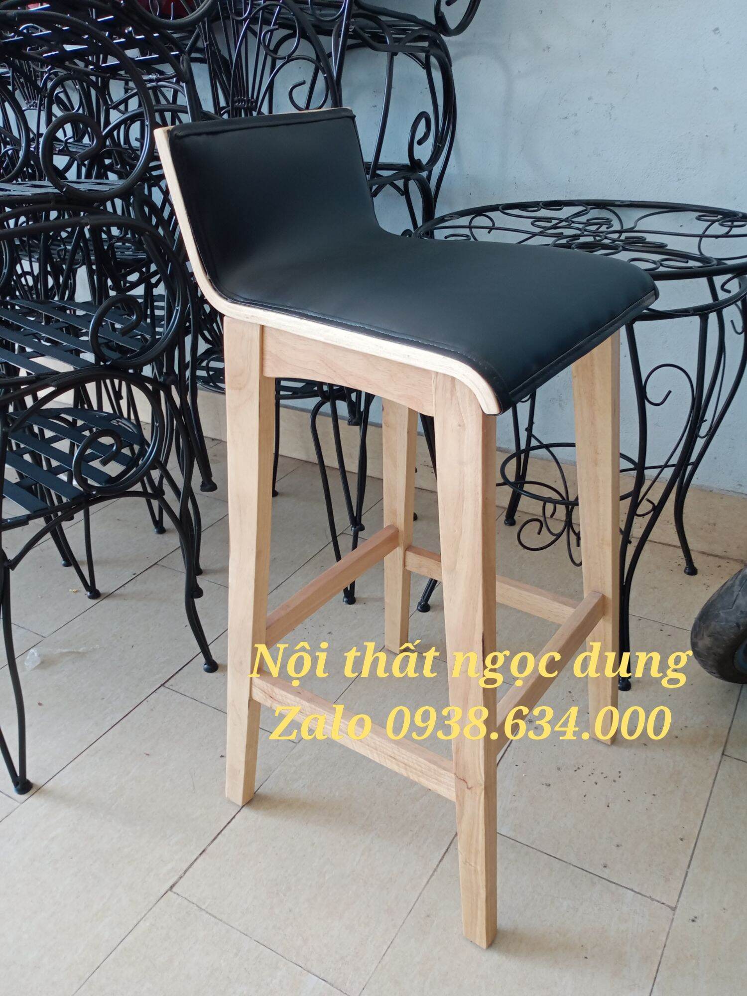 [HCM]ghế quầy bar gỗ