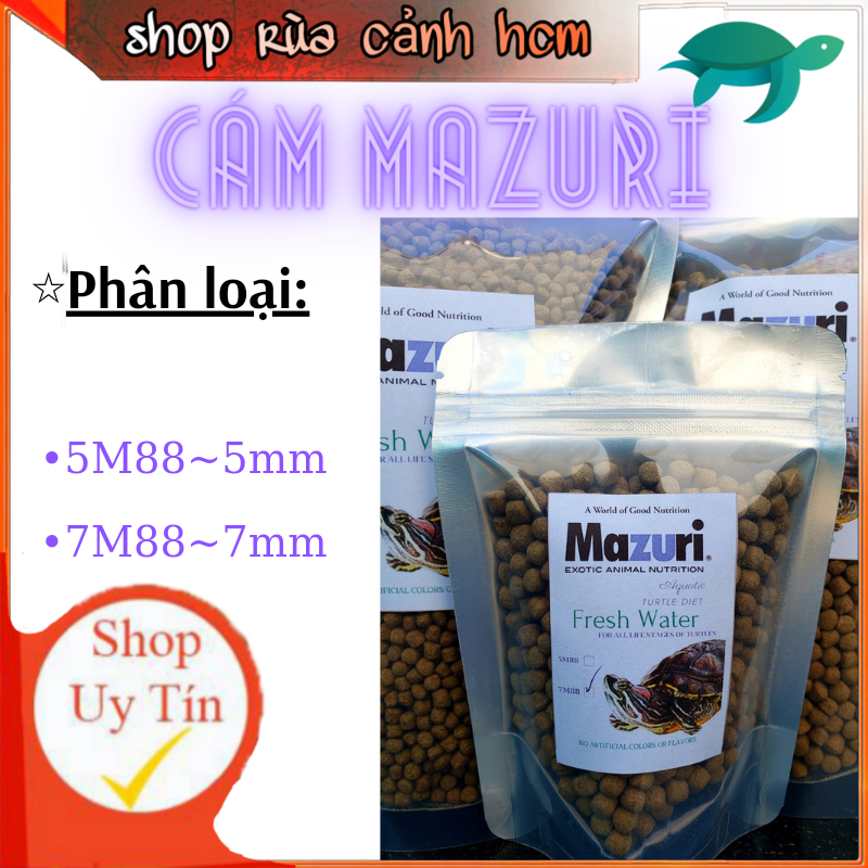 Thức ăn Mazuri cho rùa nước 1kg cám mazuri 1 kg