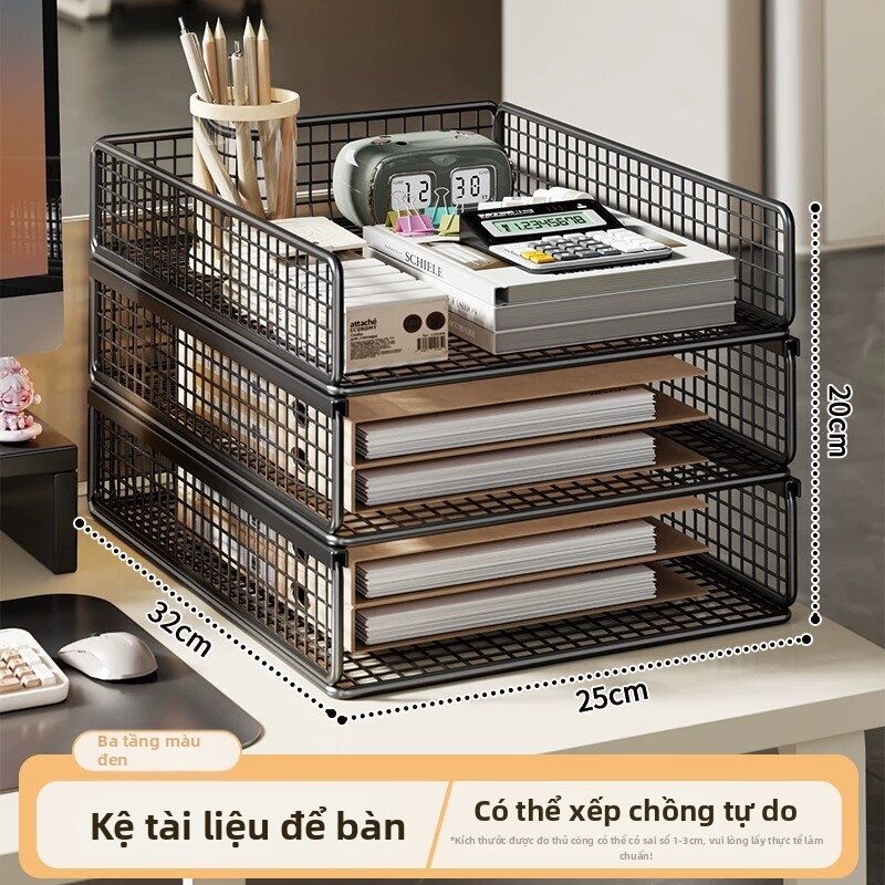 WUBUWEI | Giá Sách Để Bàn Đa Năng Nhiều Tầng