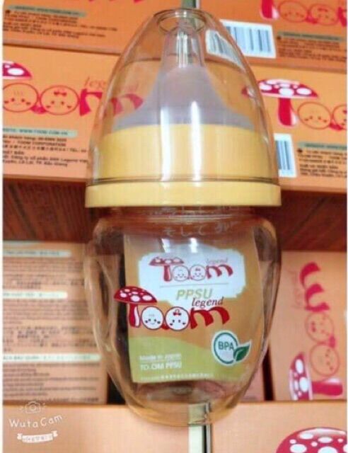 Bình sữa PPSU Toom 80ml cho trẻ sơ sinh ( tặng kèm núm ti thay thế)