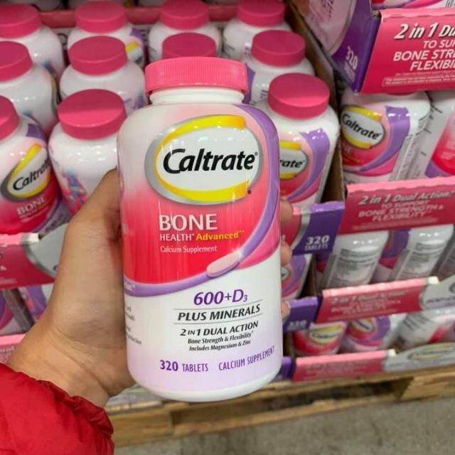 [Hcm][Date 2023]Viên Uống Bổ Sung Canxi Caltrate 600 + D3 Plus Minerals Của Mỹ.