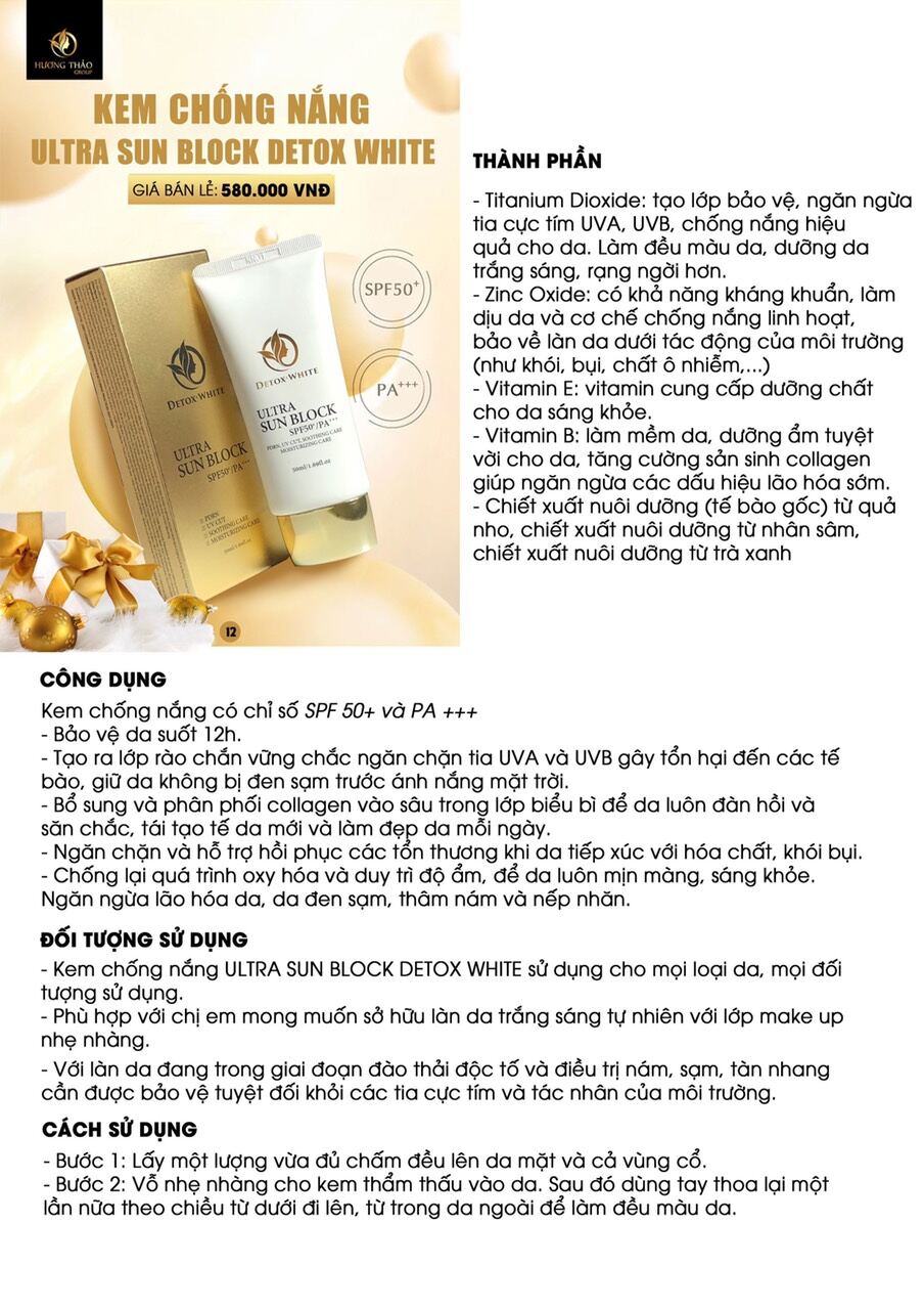 KEM CHỐNG NẮNG ULTRA SUN BLOCK