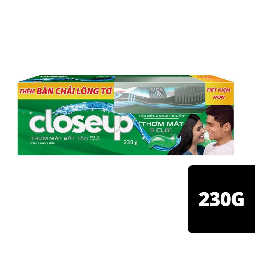 Kem đánh răng Closeup bạc hà 230g