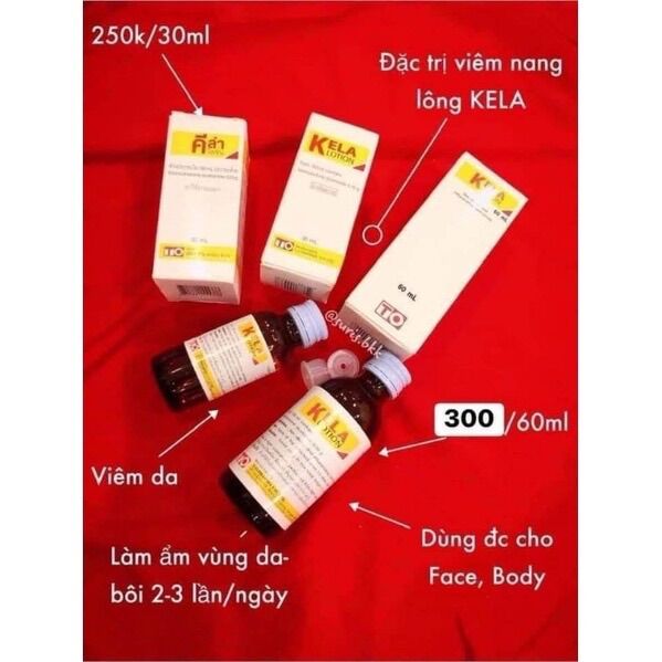 Kela lotion dành cho viêm lỗ chân lông 60ml thái lan