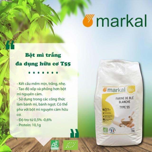Bột mì hữu cơ Markal Bio