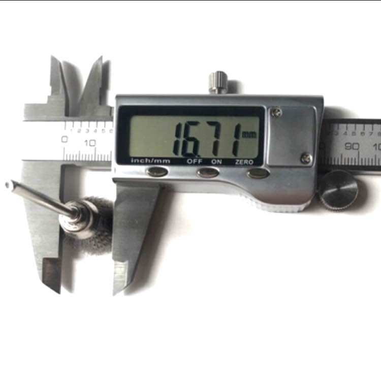 Chổi chén thép đánh gỉ 16mm cán 3mm