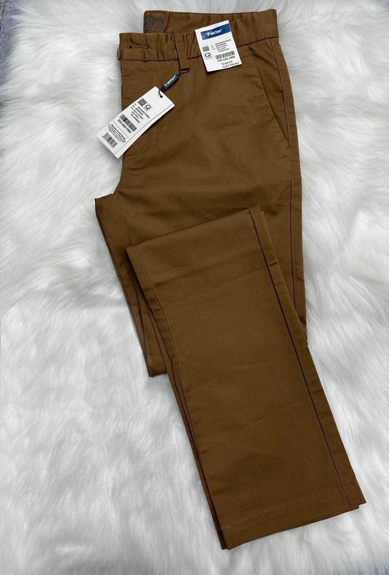 Quần KaKi Việt Tiến from SLIMFIT Giá hãng 595k. Sale gần 50%