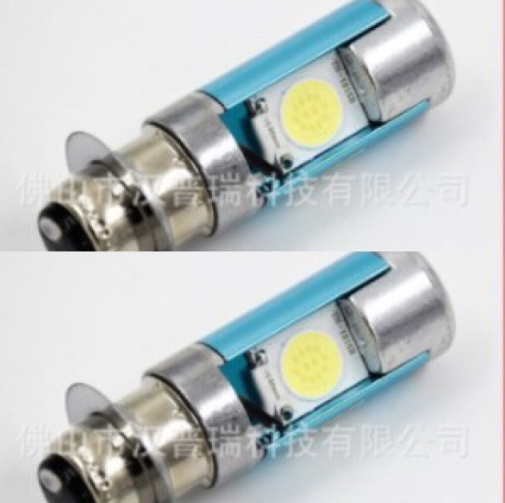 1 đôi Đèn led xe wave 2 bóng siêu sáng chân m5 - bộ 2 bóng