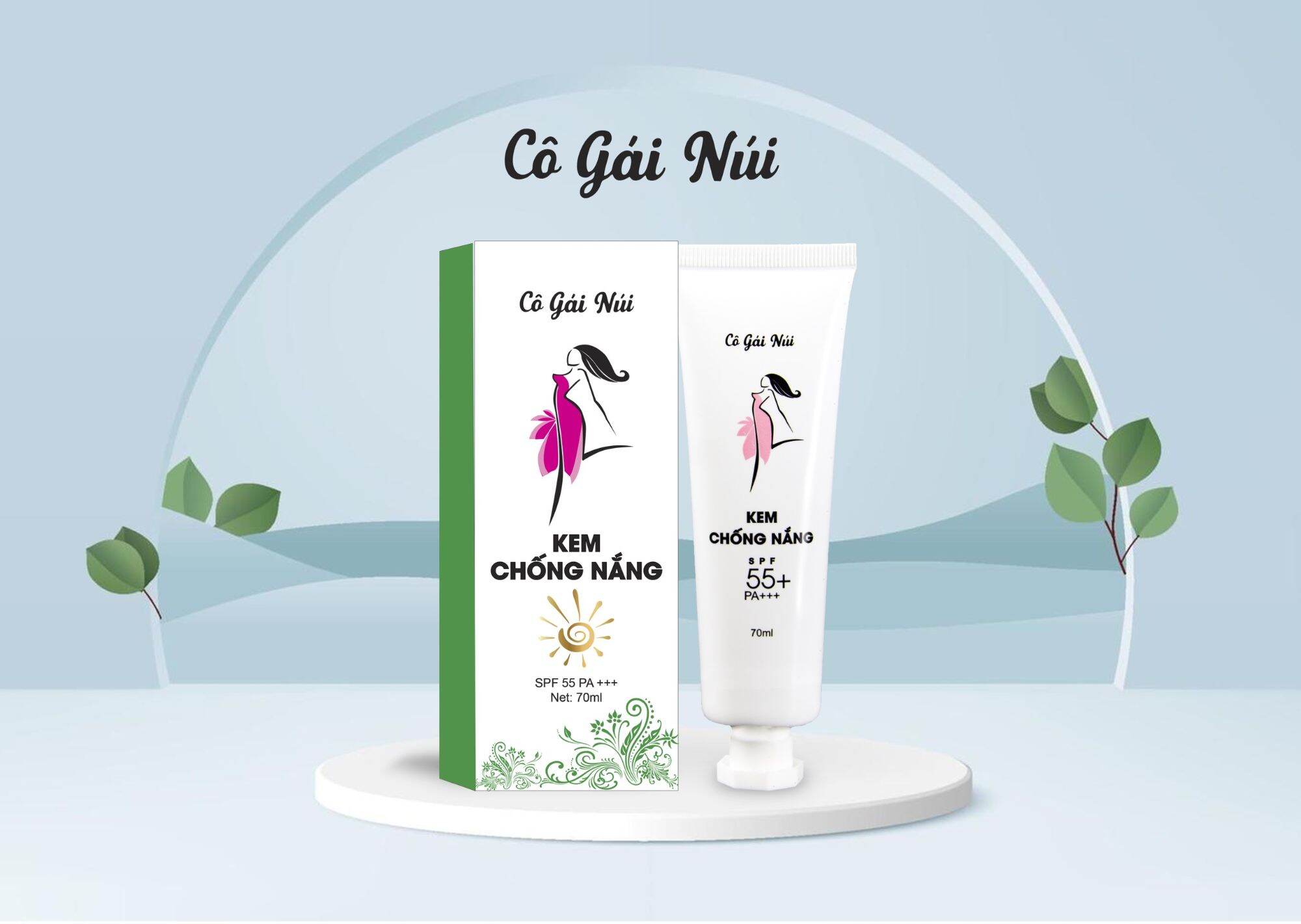 kem chống năng CÔ GÁI NÚI