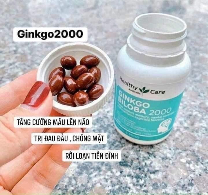 Bổ não Ginko 200 Úc hàng chemist