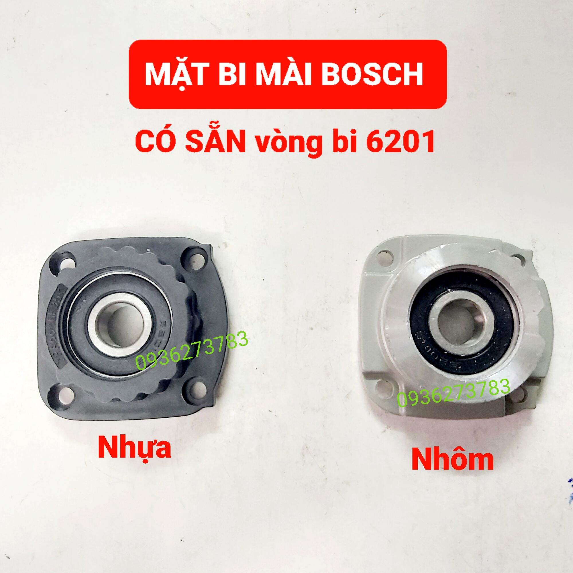 Mặt bi mài bosch gws6-100, 060 , 6 - 125, 5 - 100, 8 - 100 có sẵn vòng bi