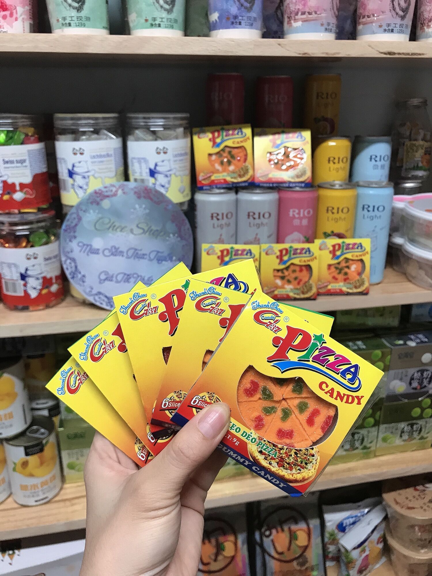 ComBo 10 Cái Kẹo Dẻo Hình Pizza🍕 (1 Cái 6 miếng )
