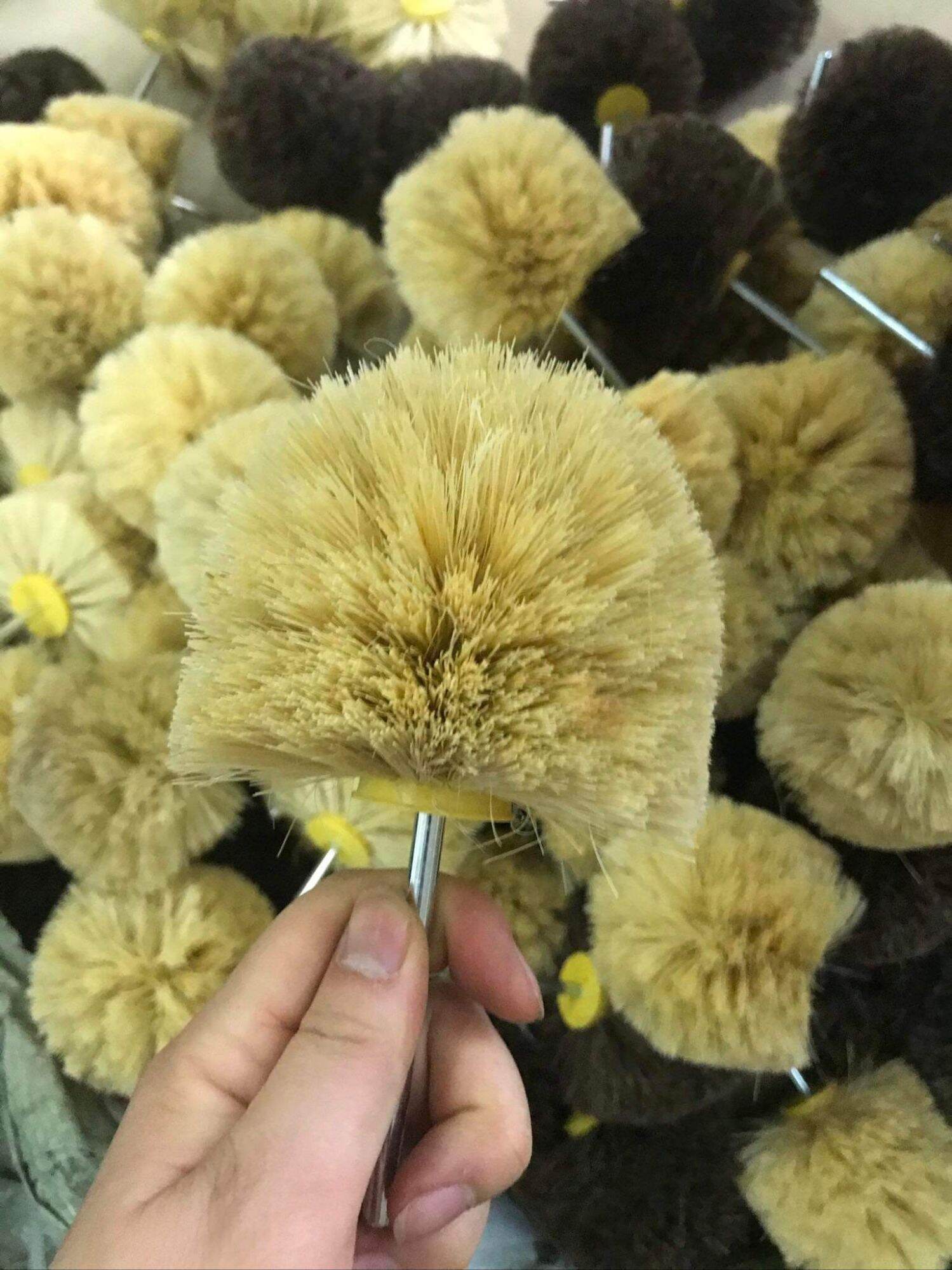 chổi đánh bóng sợi tre, lông ngựa