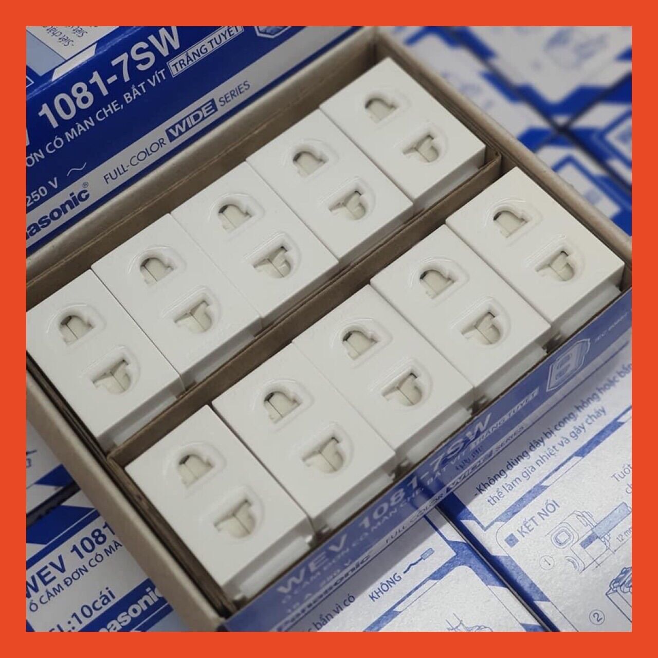 Hạt ổ cắm điện panasonic Full wide color