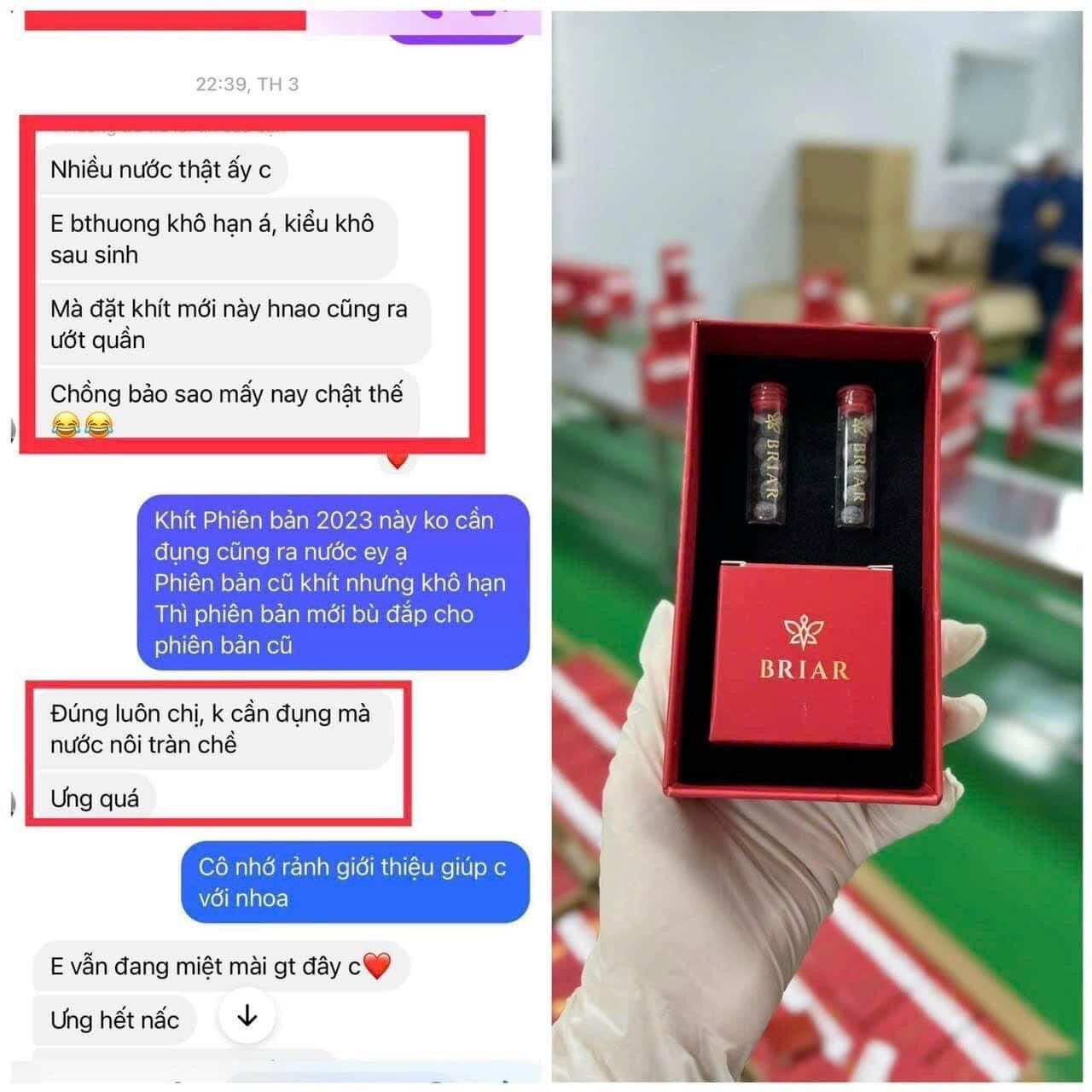 [Mẫu mới ] Viên đặt se khít cô bé Briar ( chính hãng)