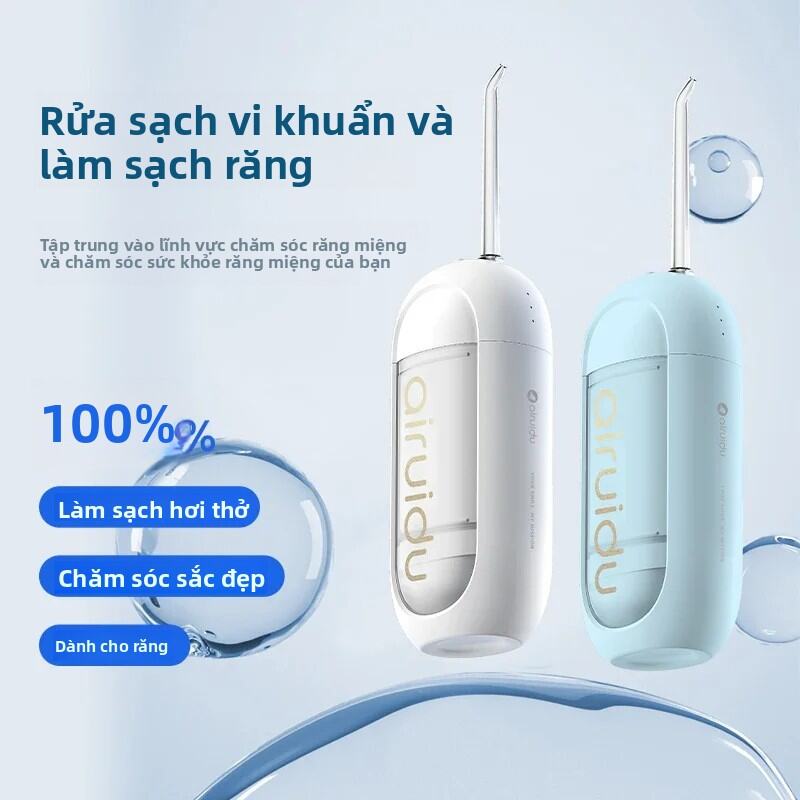 Máy Tưới Răng Cầm Tay Mini Máy Phun Nước Nha Khoa Máy Phun Nước Có Thể Sạc Lại Mạnh Mẽ Với Bình Chứa Kính Thiên Văn Để Làm Sạch Răng Tại Nhà Và Du Lịch