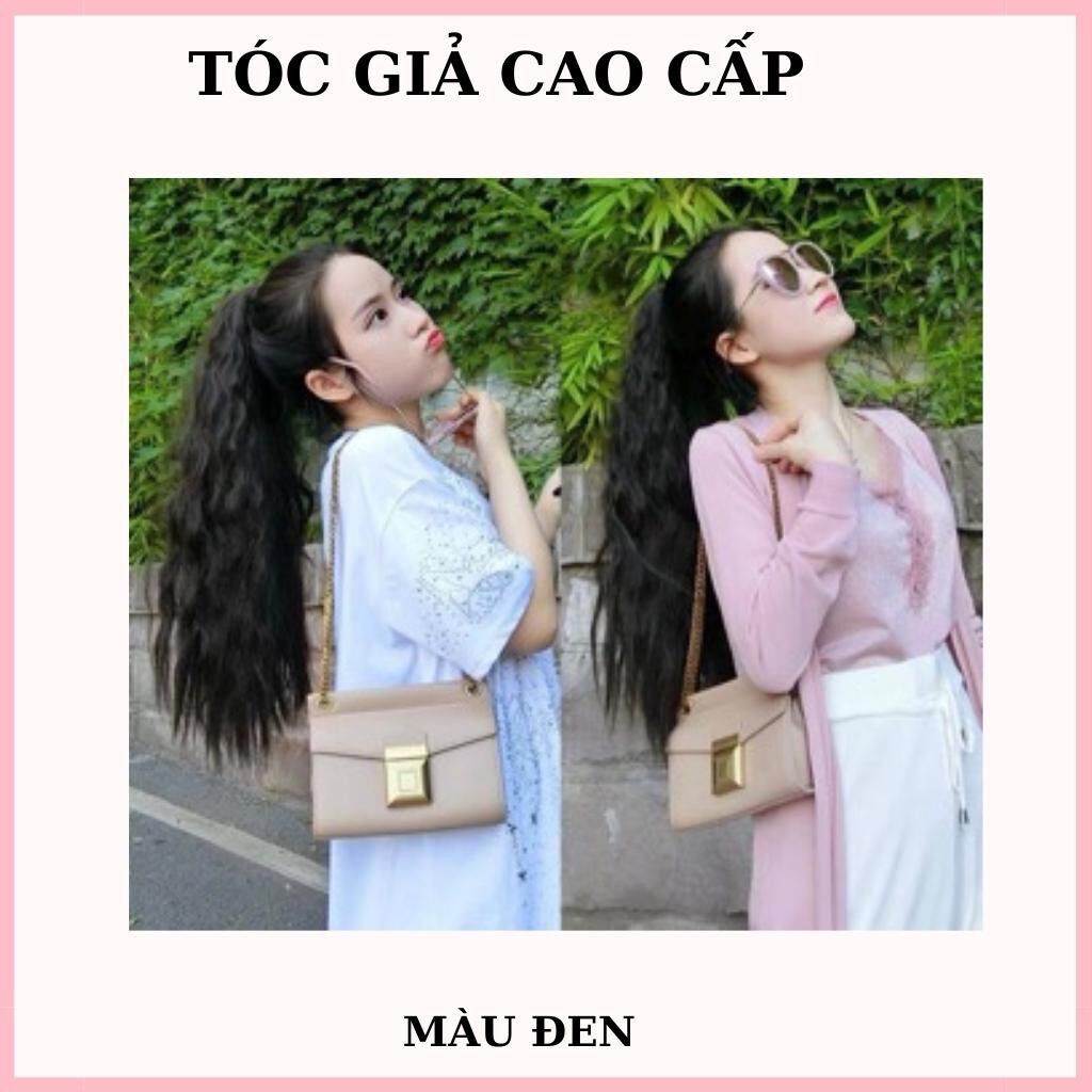 Tóc giả cột xù sóng dài ❇️