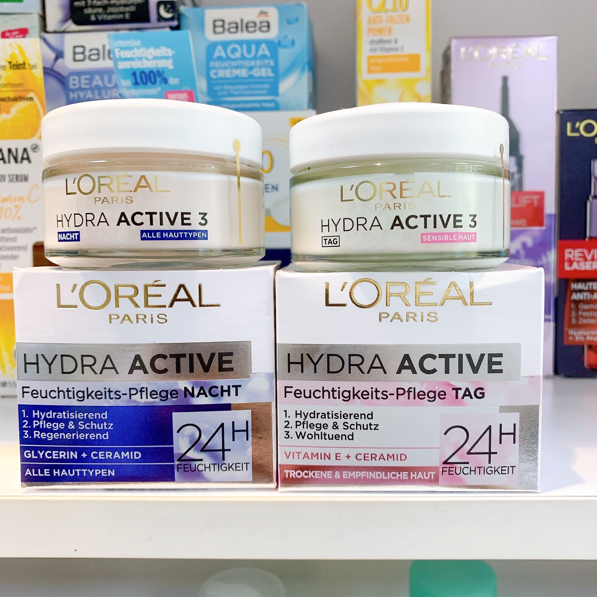 Bộ kem dưỡng da 3 tác động Loreal Paris Hydra Active 3 24h - 50ml