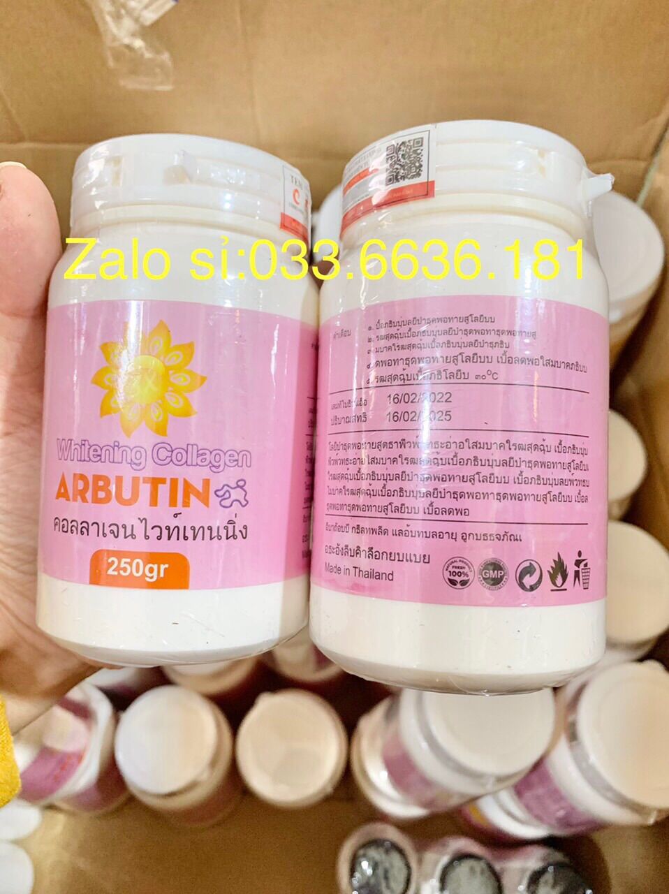 Lẻ 1 hủ kem arbutin 3c3 thái lan hủ 250g