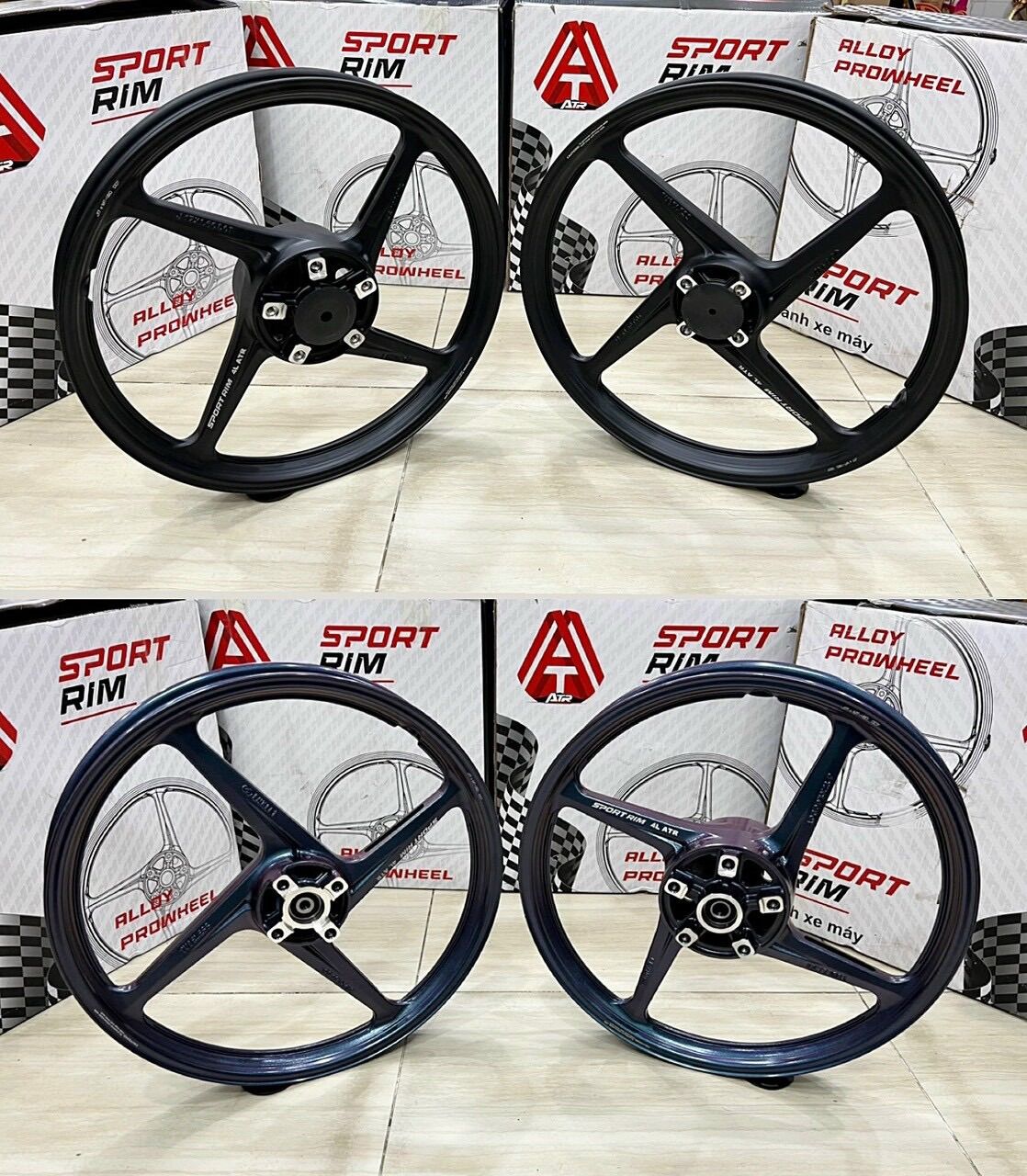 Mâm Enkei 4 Cây Ex150 Lắp đặt Như Zin