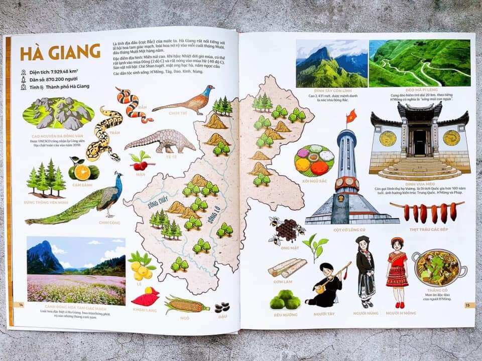 Đất Nước Gấm Hoa - Atlas Việt Nam