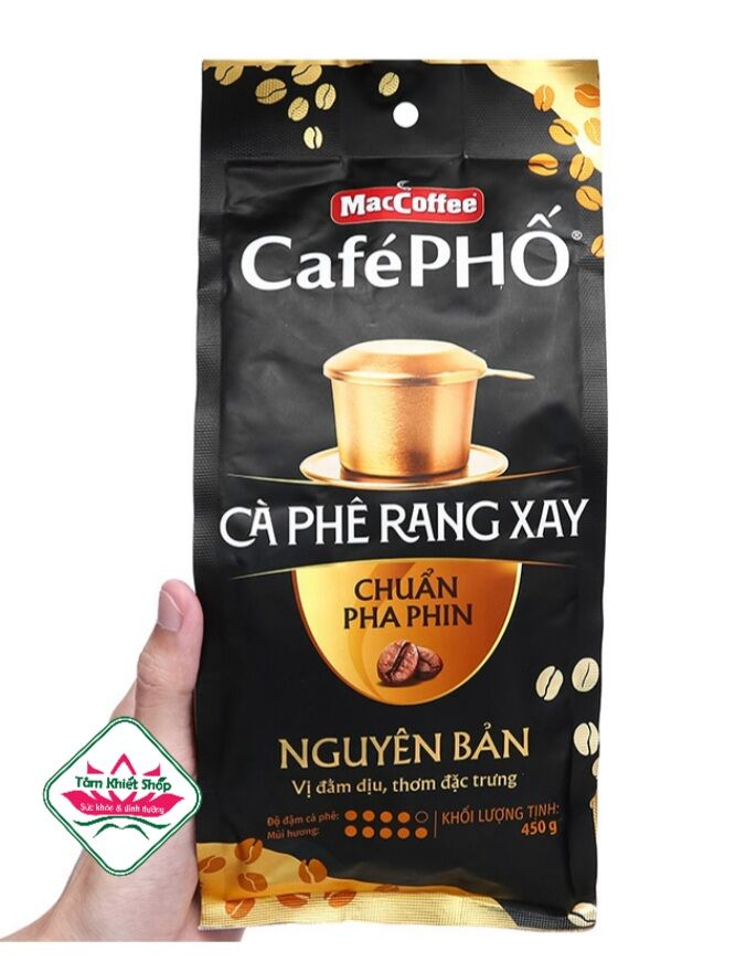 Gói 450g cà phê Phố rang xay , hsd :4/2026