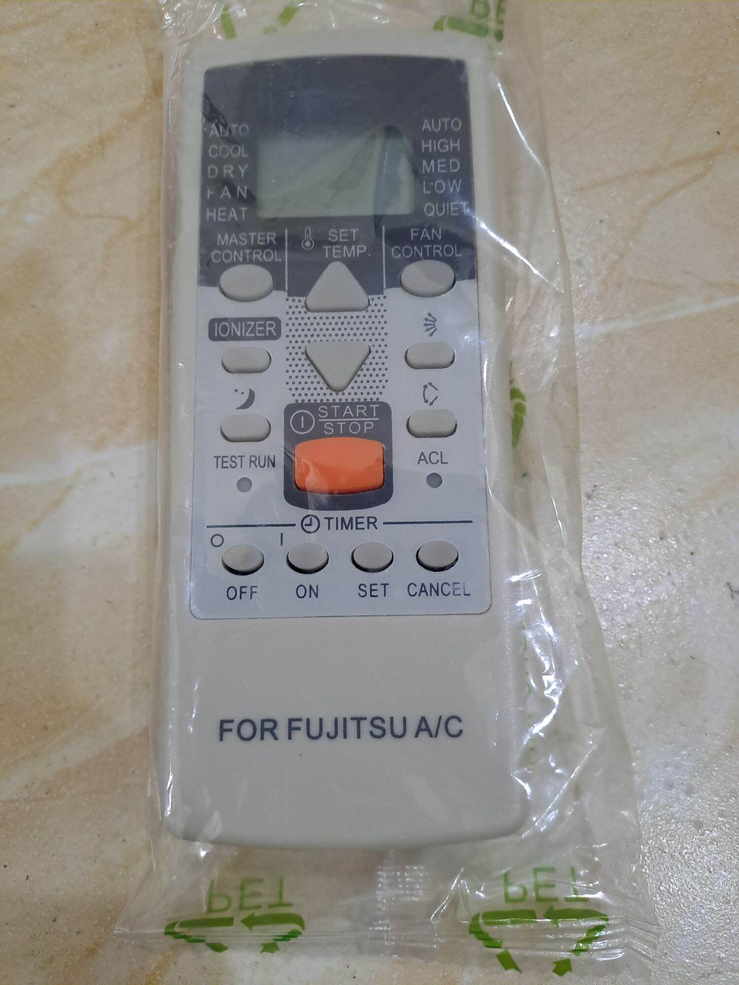 Điều khiển điều hòa FUJITSU nút cam