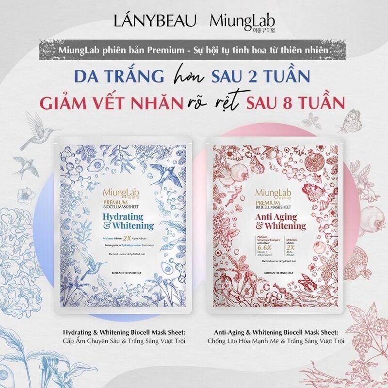 Mặt Nạ Miung Lab Premium Chính Hãng [MUA 8M TẶNG 2M]