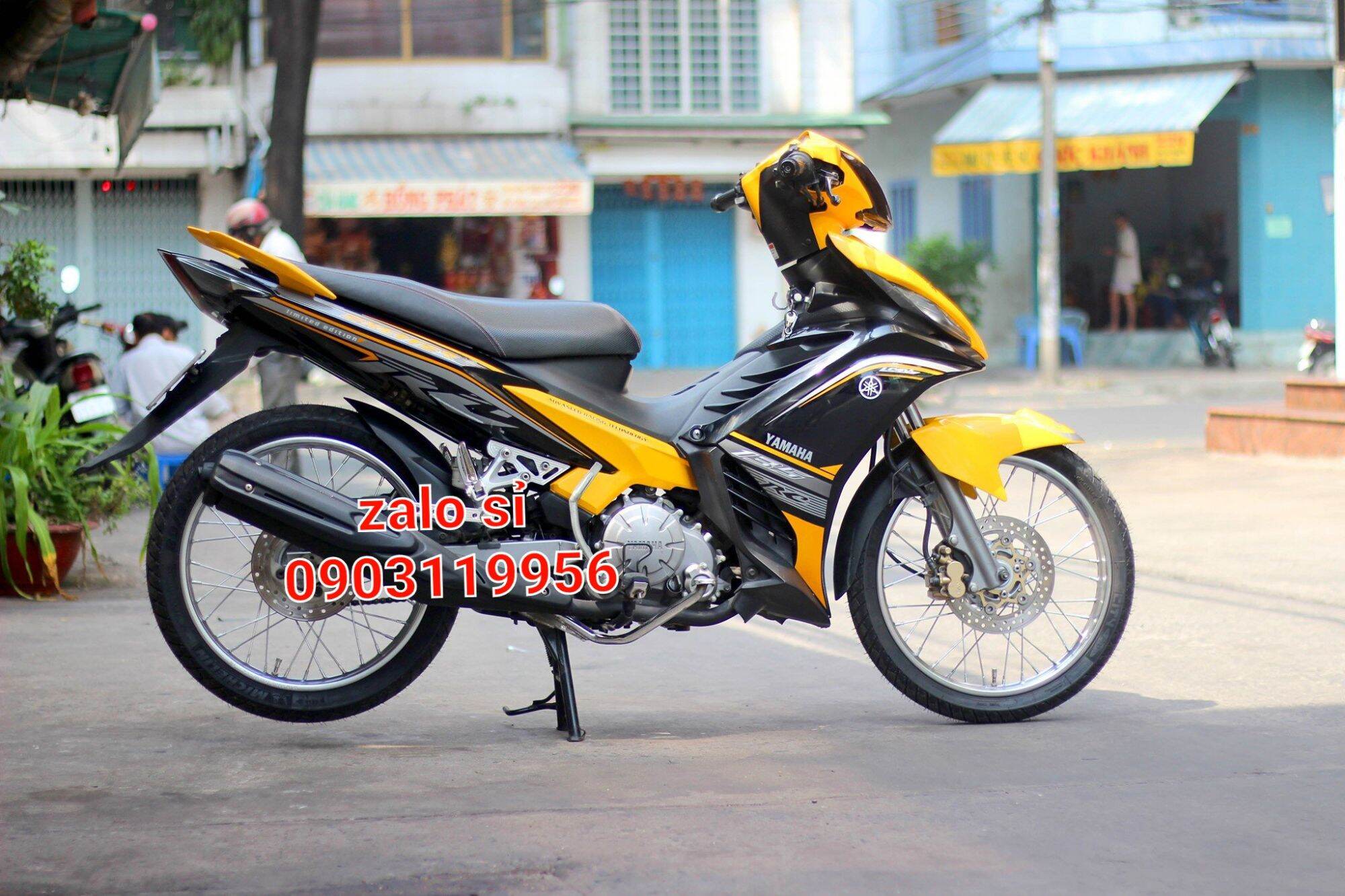 Tem rời exciter 135 đen vàng