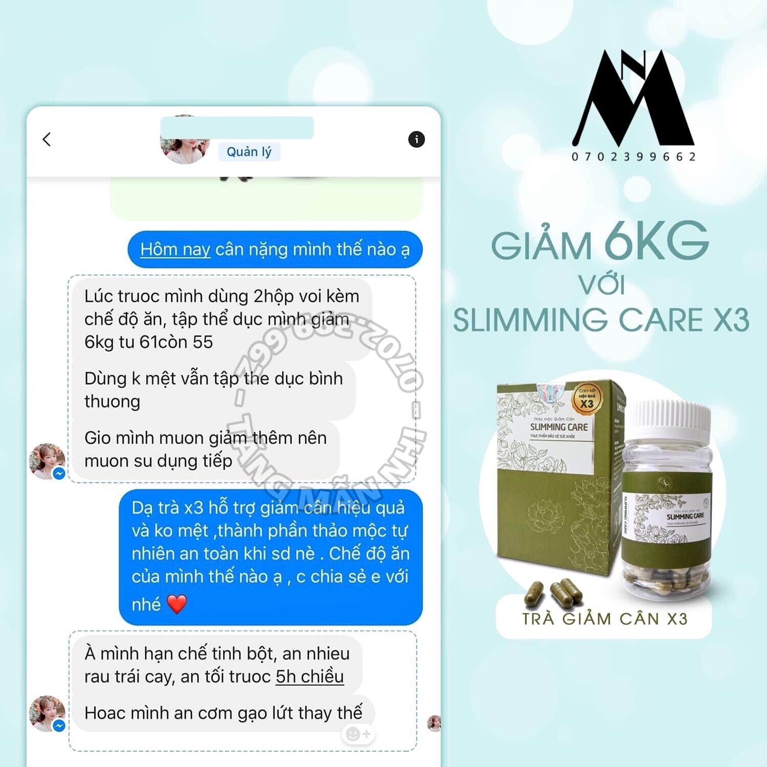 ❤️ [HÀNG CHUẨN] Thảo mộc giảm cân Slimming Care X3 ❤️