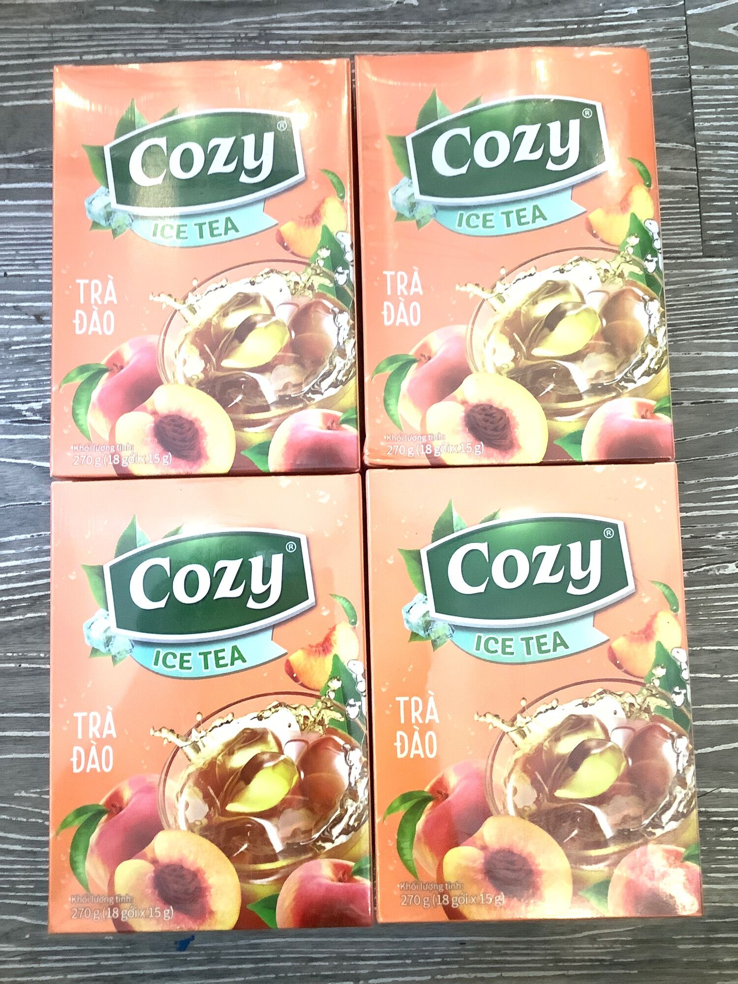 Trà Đào Hòa Tan Cozy