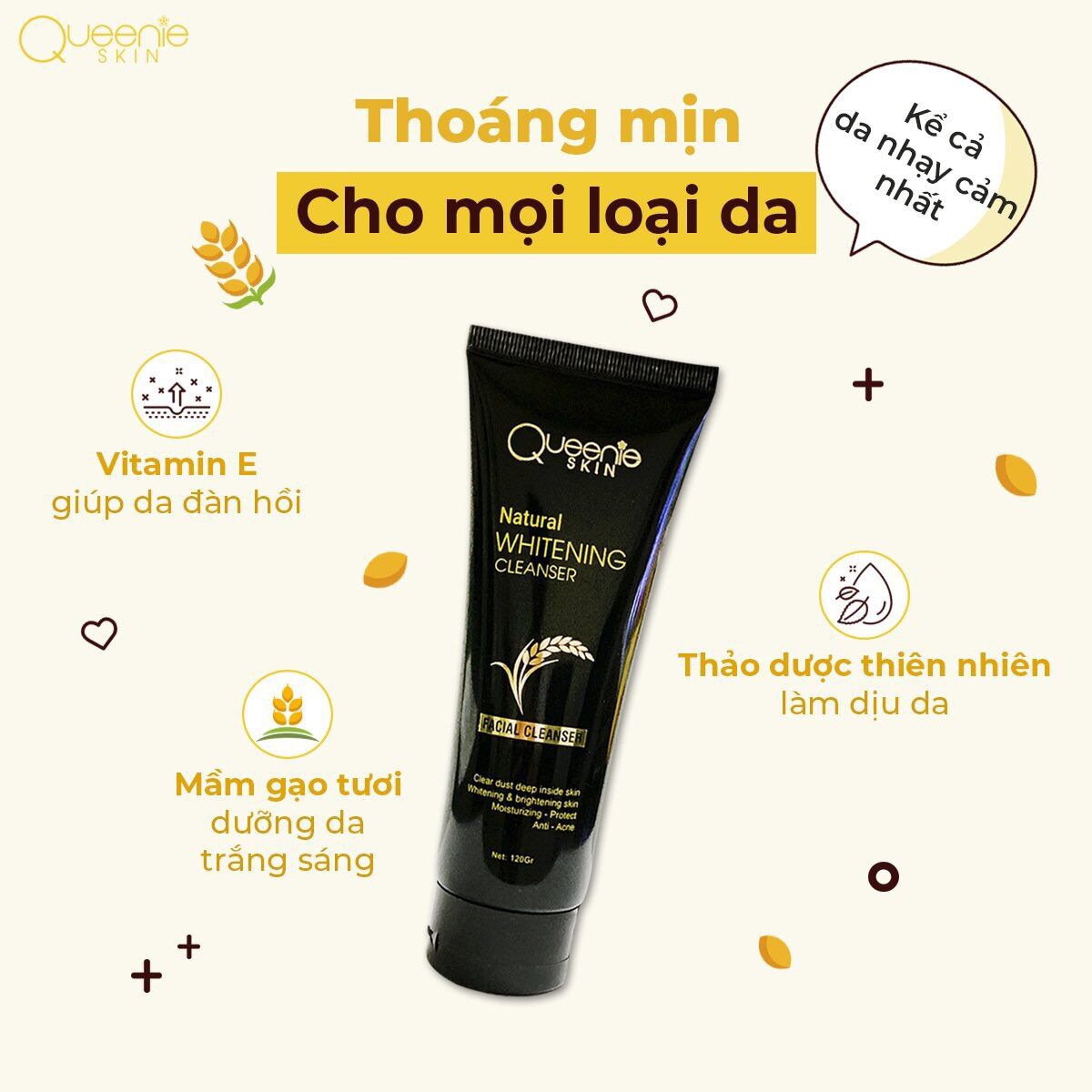 Sữa rửa mặt mầm gạo