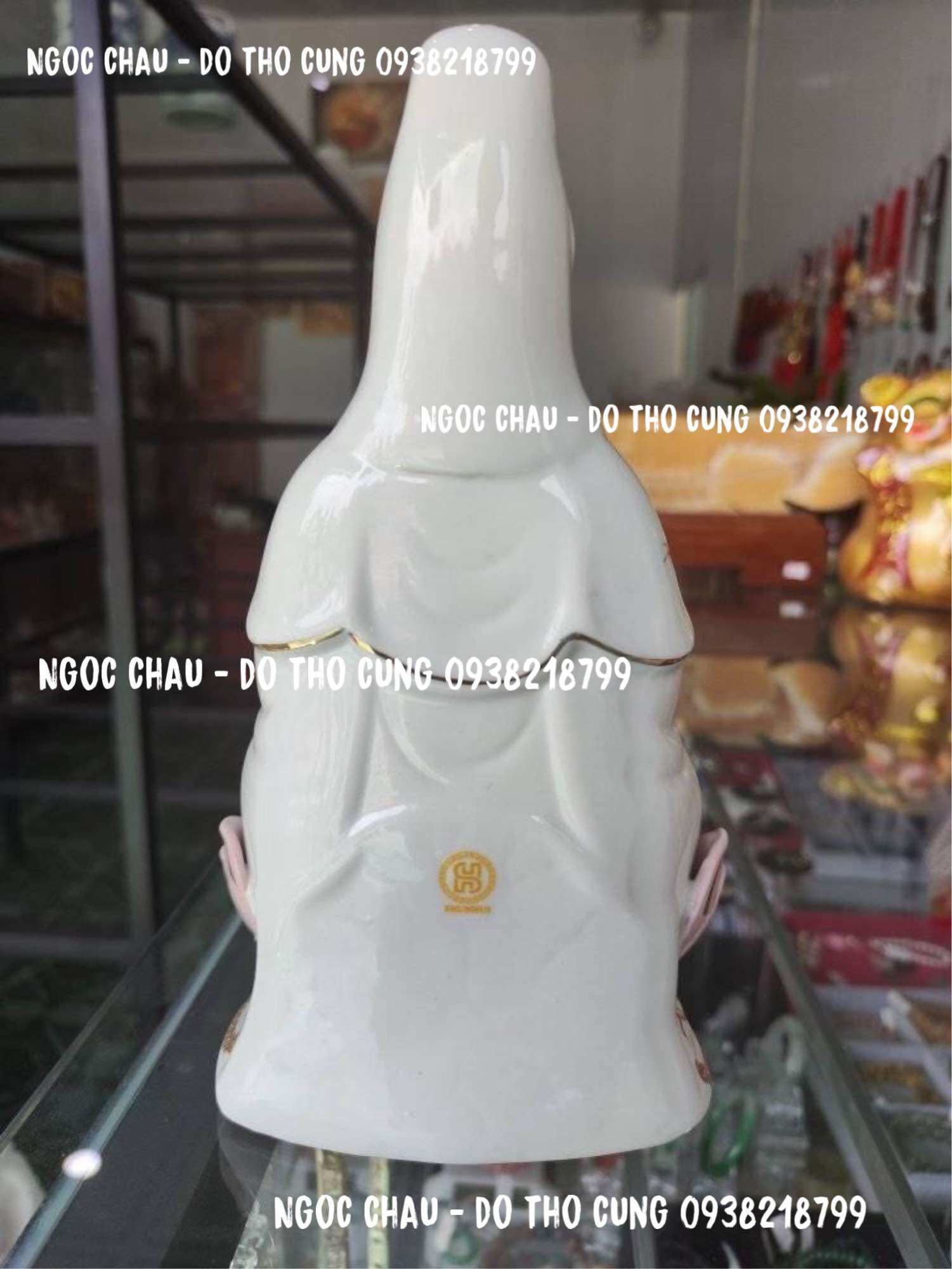 TƯỢNG THỜ MẸ QUAN ÂM TRẮNG SỨ_NHIỀU SIZE