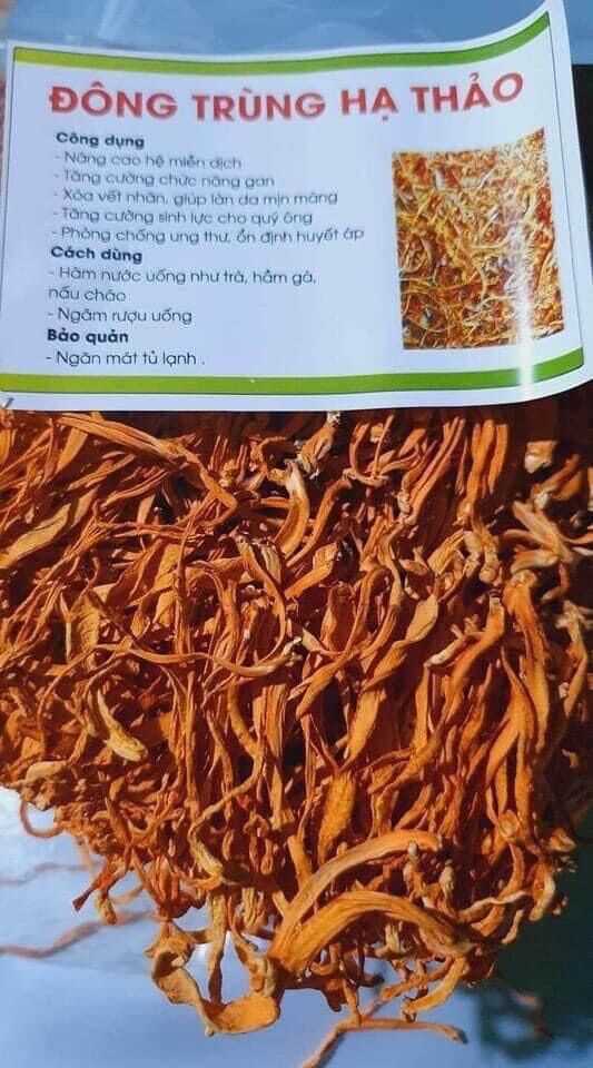 100gram Đông trùng hạ thảo khô