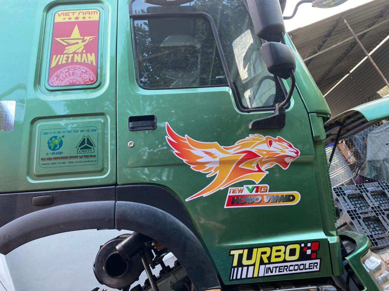 COMBO bộ Tem decal dán trang trí xe Howo 371, 380