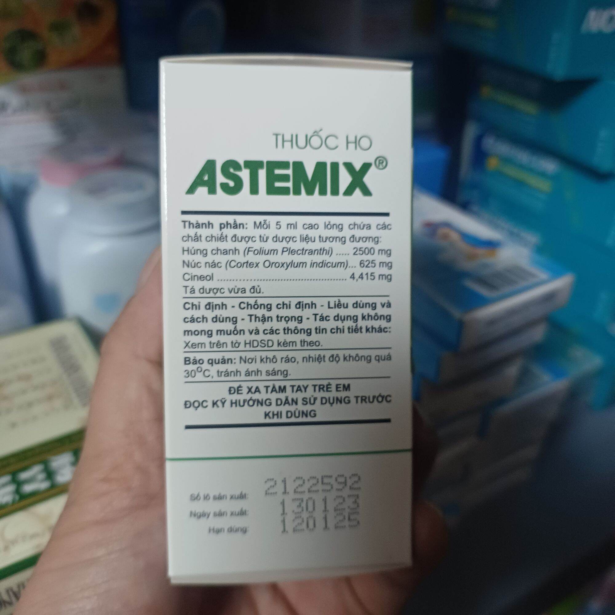Siro ho astemix 90ml