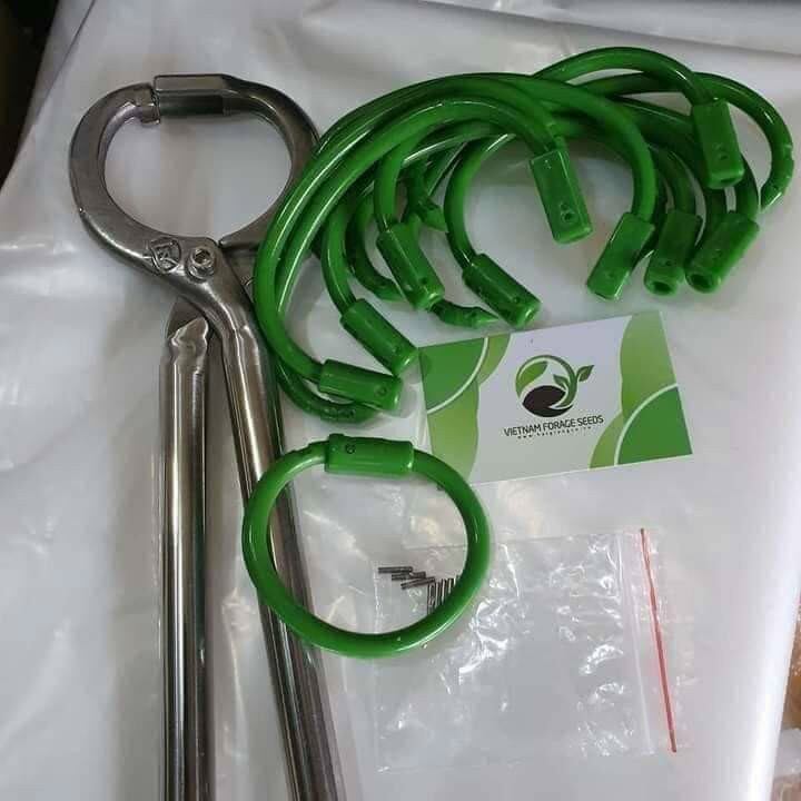 Vòng Xỏ Mũi Trâu Bò có chốt (Com Bo 10 Vòng )
