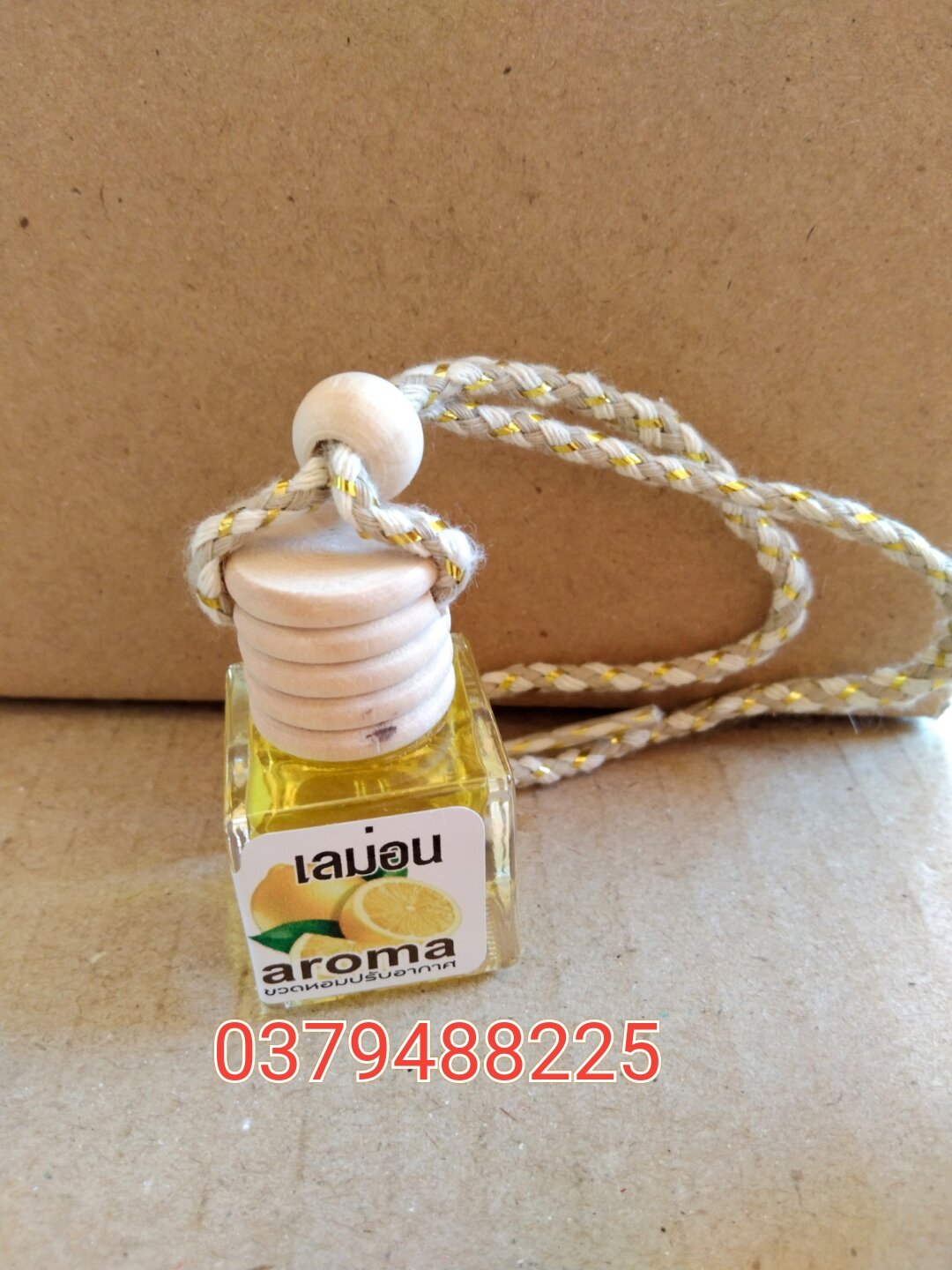 Tinh dầu treo xe ô tô aroma thái lan - hương xã chanh