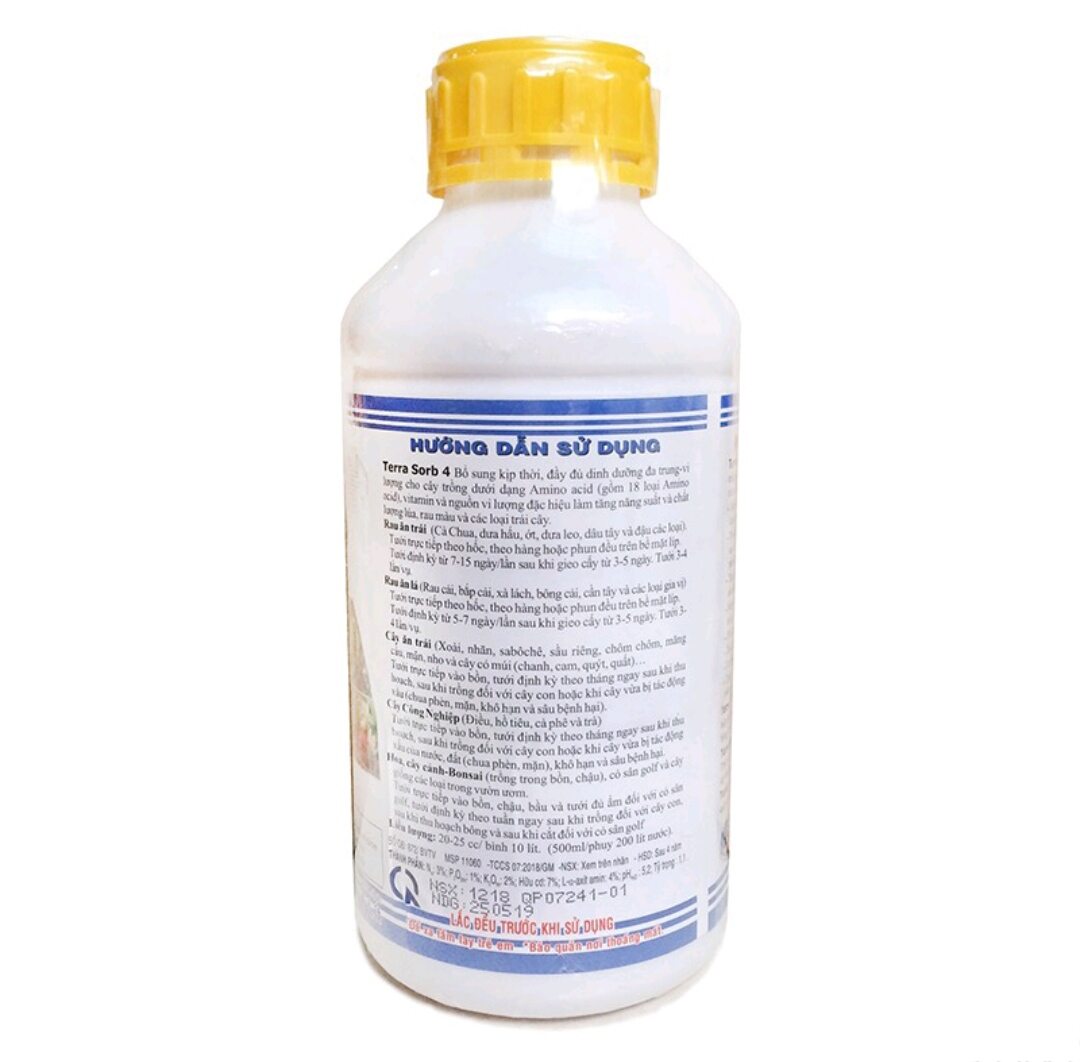 Phân Bón Lá Tera Sorb 4 Siêu Ra Rễ lọ 1 Lít