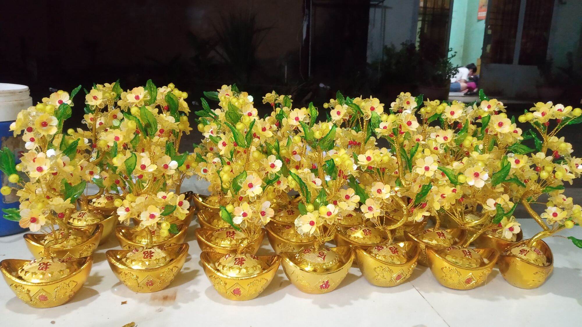 hoa pha lê tài lộc