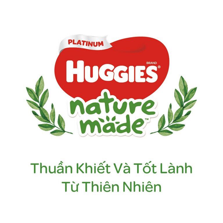 Tã Dán Cao Cấp Huggies Platinum Nature Made Size NB/S/M/L/XL
