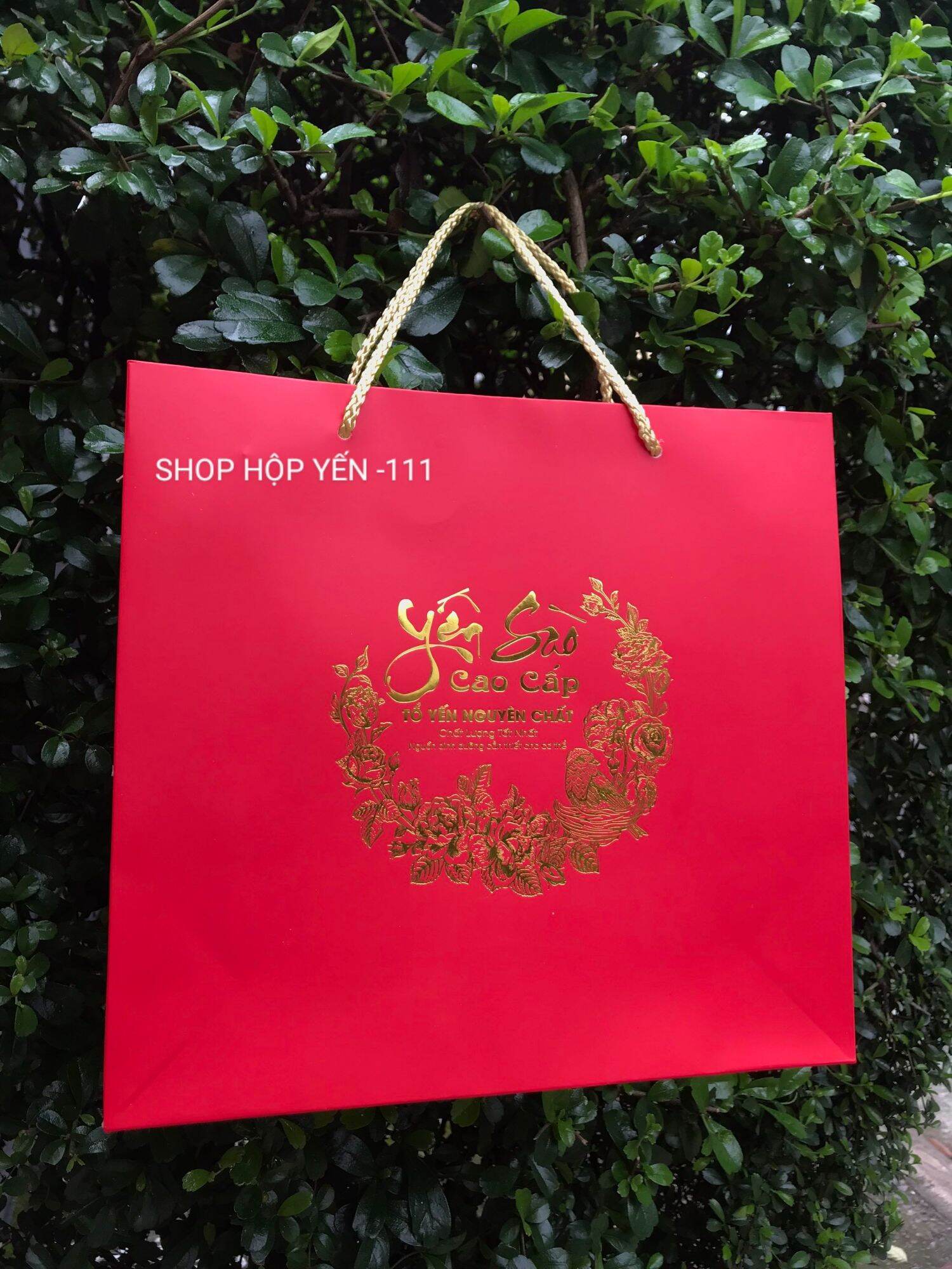 TÚI ĐỰNG YẾN SÀO CAO CẤP 100gr ( ÉP KIM)