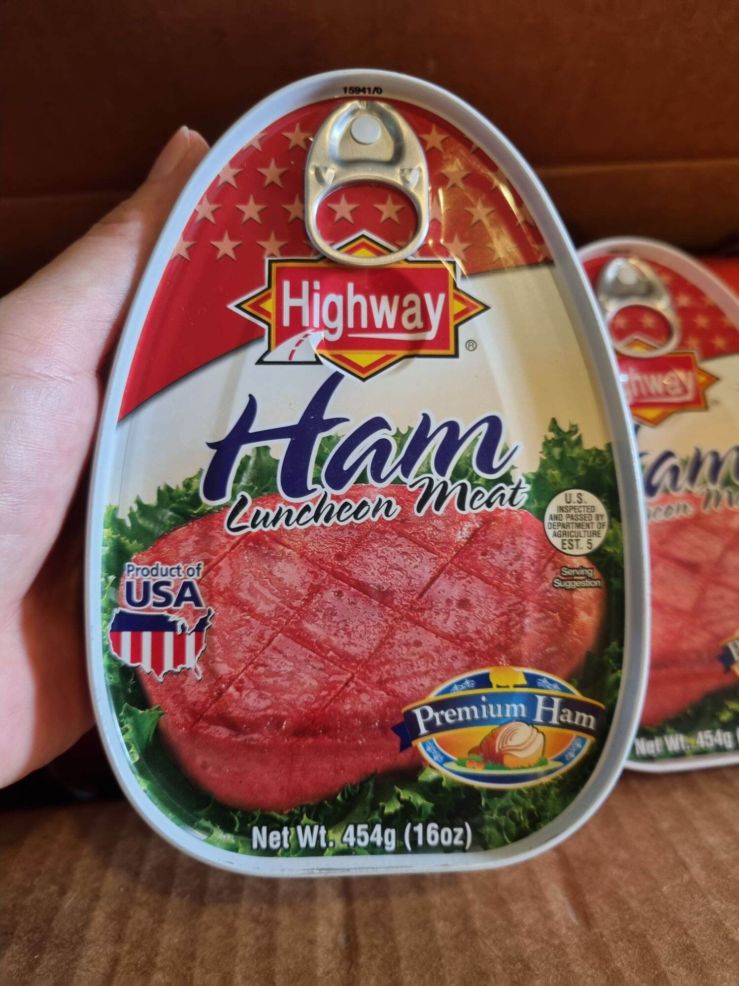 [HCM]THỊT HỘP HIGHWAY HAM LUNCHEON MEAT 454G - USA